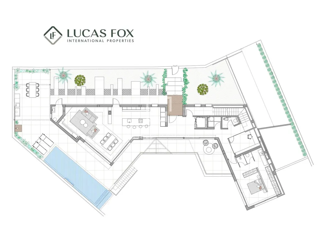 Floor Plan - Luxury Villa with Sea View in La Nucía