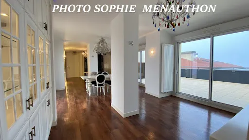 Söögituba - Luxury Seafront Attic Apartment in Capbreton