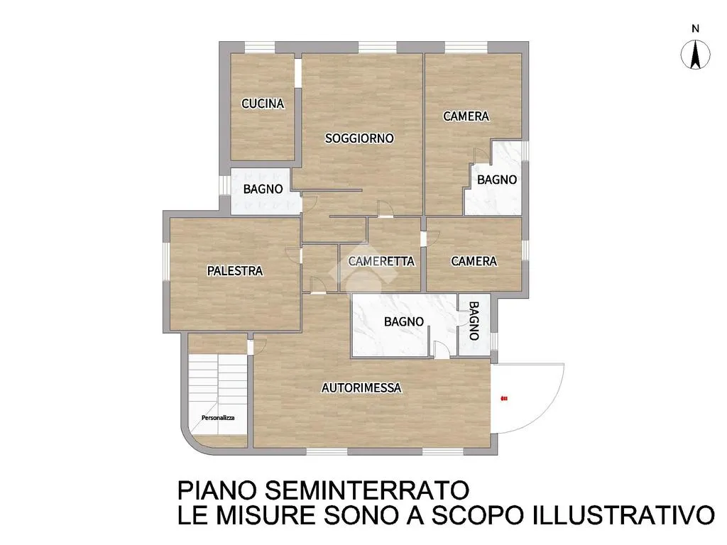 Planimetria - Independent Villa with Pool in Roseto degli Abruzzi