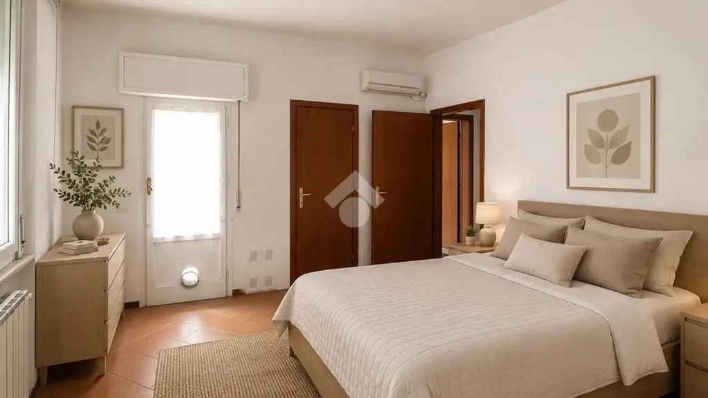 Camere da letto - Quadrilocale with Private Balcony in Pisa