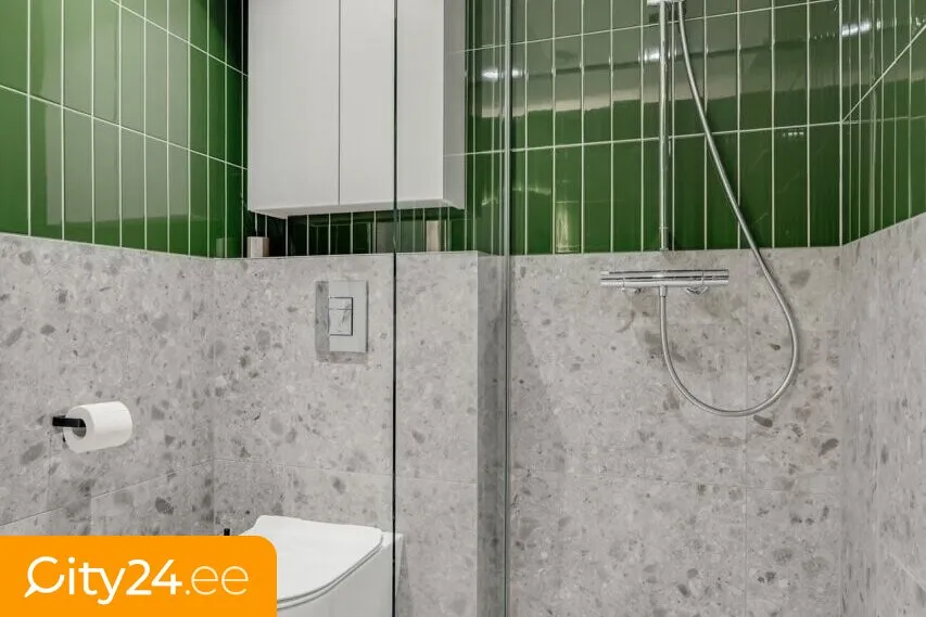 Salles de bain - Corner Apartment with Terrace in Marati Quarter
