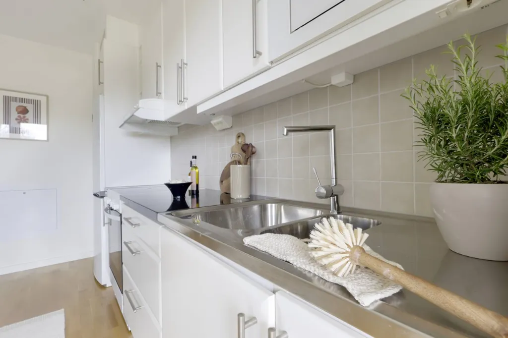 Köök - Modern Apartment with West-Facing Terrace in Göteborg