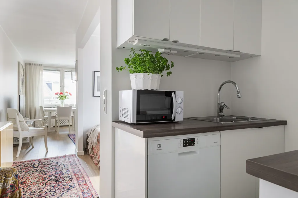 Cuisine - Renovated Apartment with Balcony in Östermalm