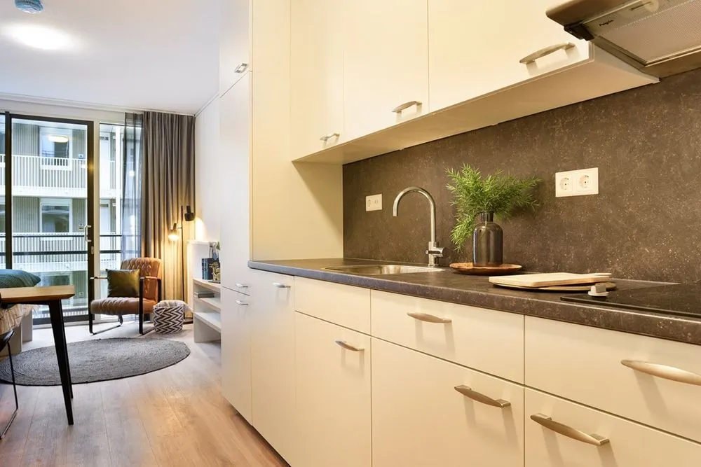 Köök - Studio Apartment in Rotterdam Centre