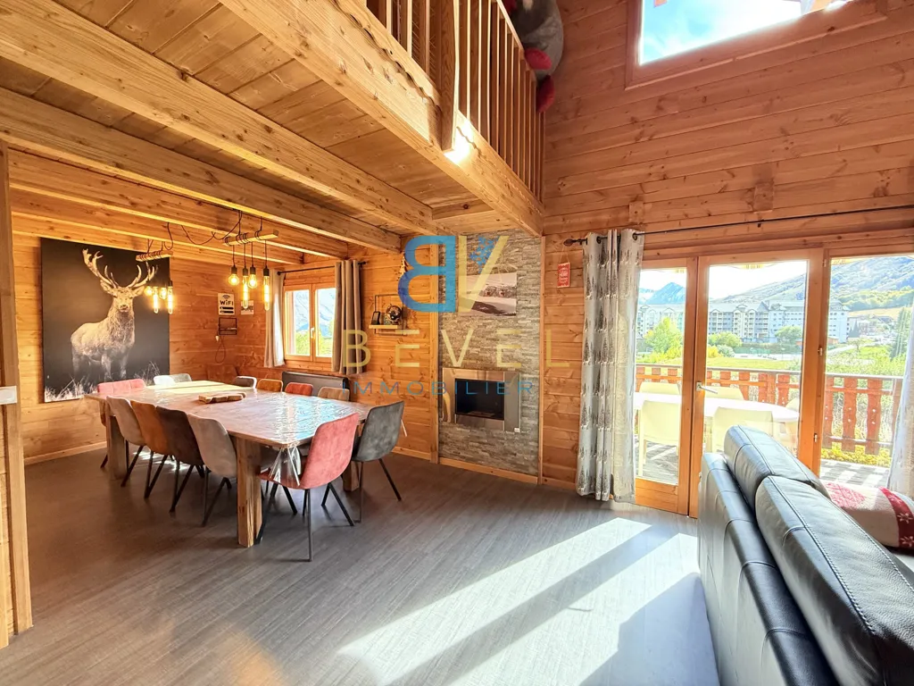 Söögituba - Chalet with Panoramic View in La Toussuire