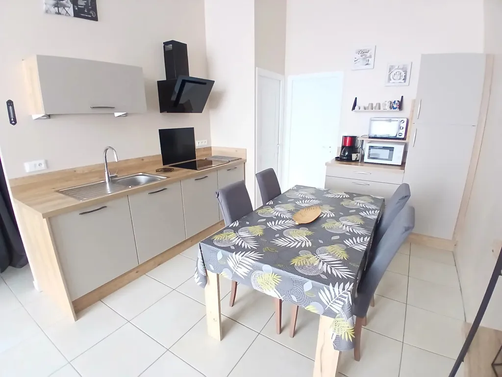 Salle à manger - Appartement en RDC avec Jardinet à Berck/Plage