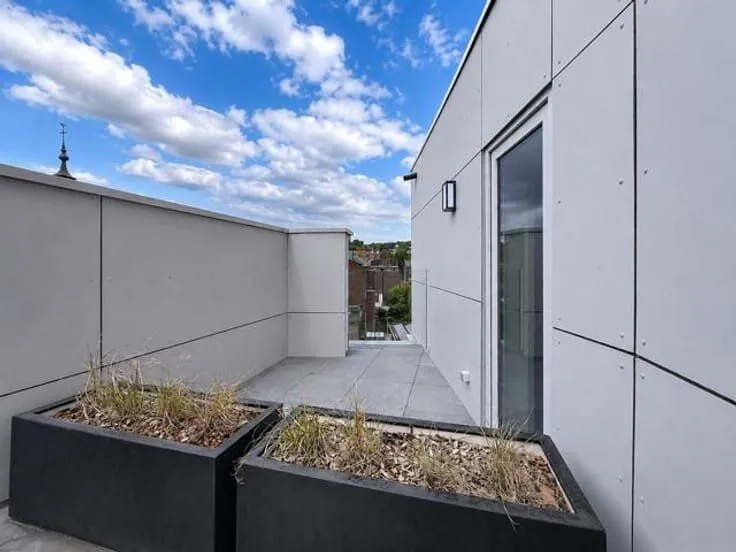 Terrasse - Appartement au Calme sur le Boulevard d'Avroy à Liège