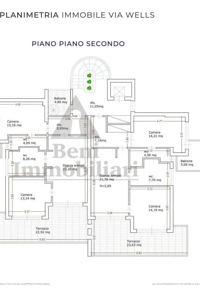 Plan - Luxury Villa with Pool in Palermo