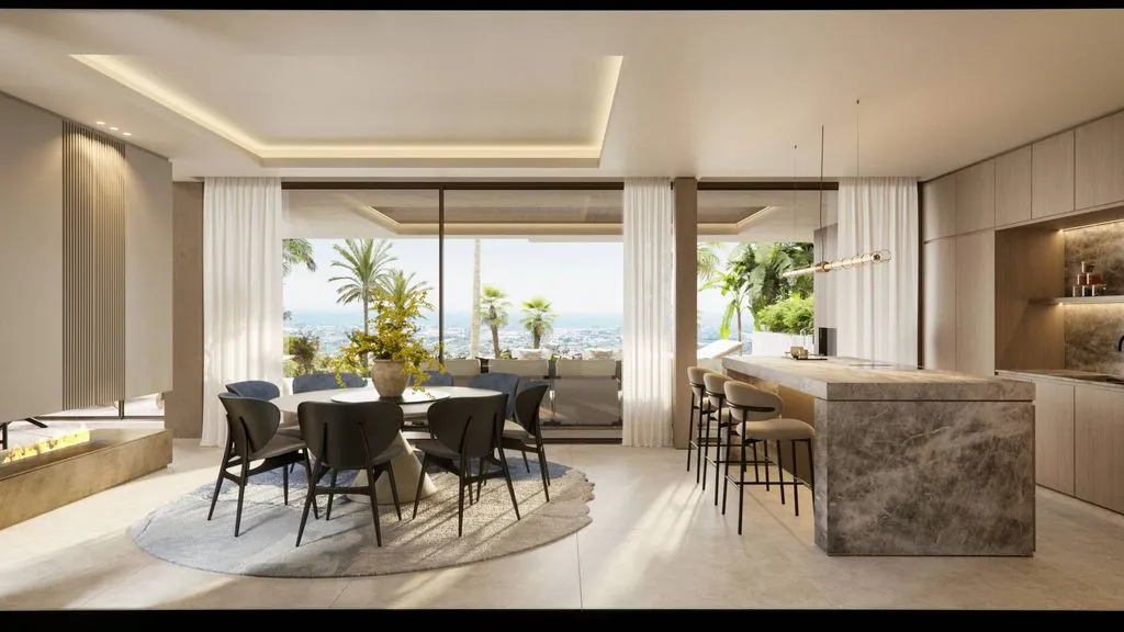 Söögituba - Luxury Villa with Sea View in Marbella