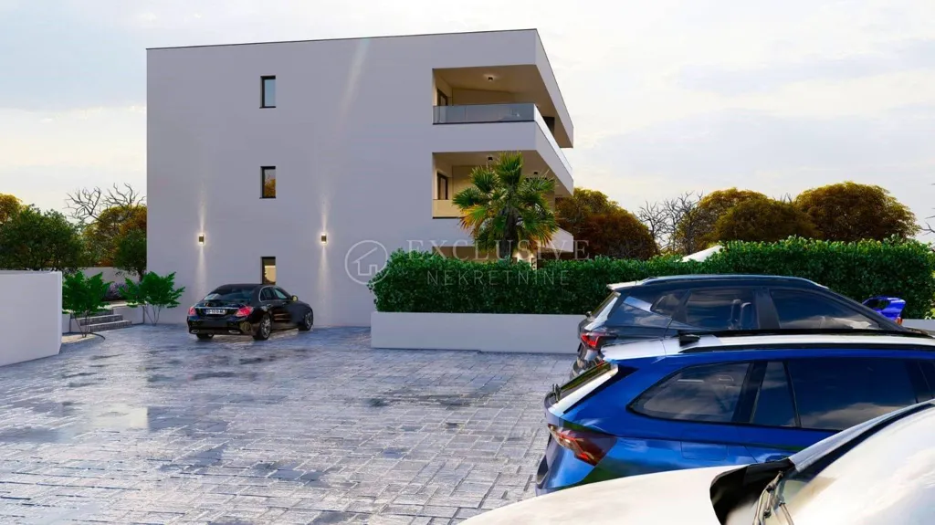 Modern 2-Bed Apartment with Sea View in Malinska