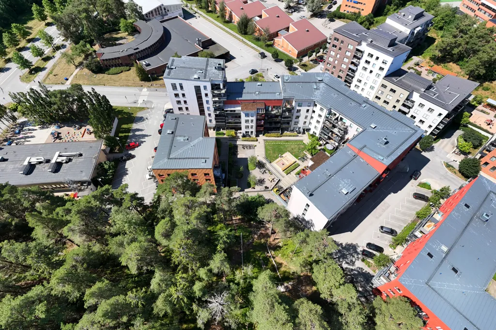 Vue aérienne - Efficient Flat with Balcony in Stockholm