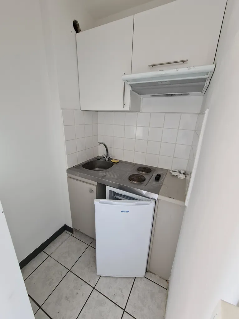 Köök - Studio with Balcony in Les Platanes, Perpignan