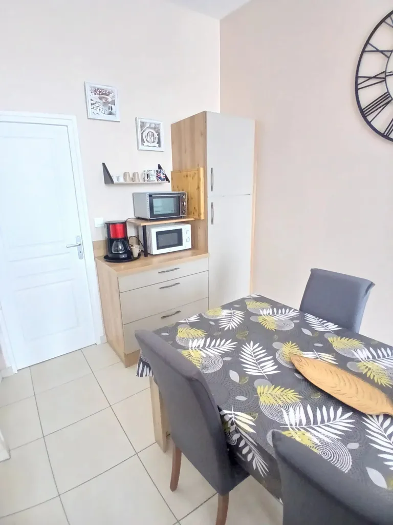 Salle à manger - Appartement en RDC avec Jardinet à Berck/Plage