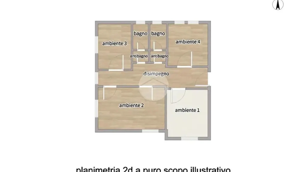 Plan - Apartment with Parking in L'Aquila