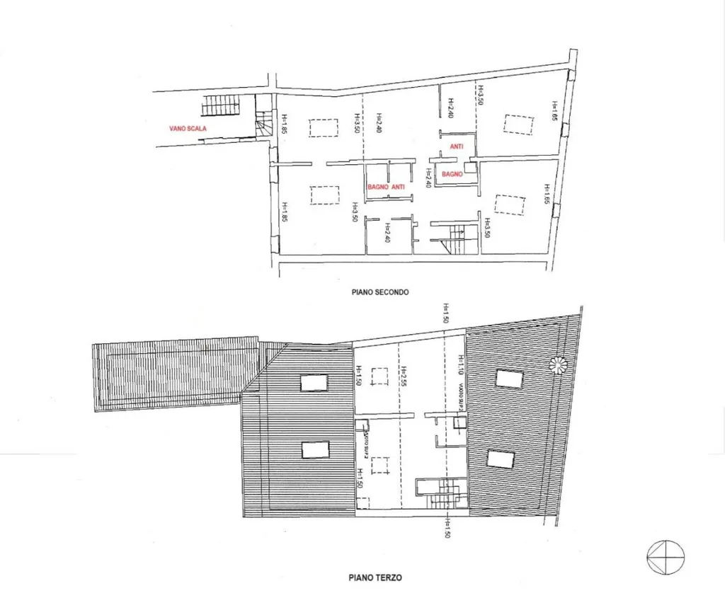 Plan - Historic Office with Elevator in Vicenza