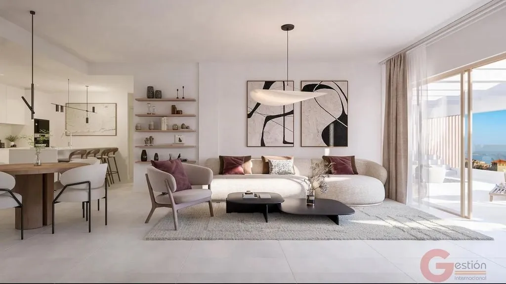 Soggiorno - Duplex with Pool in Estepona