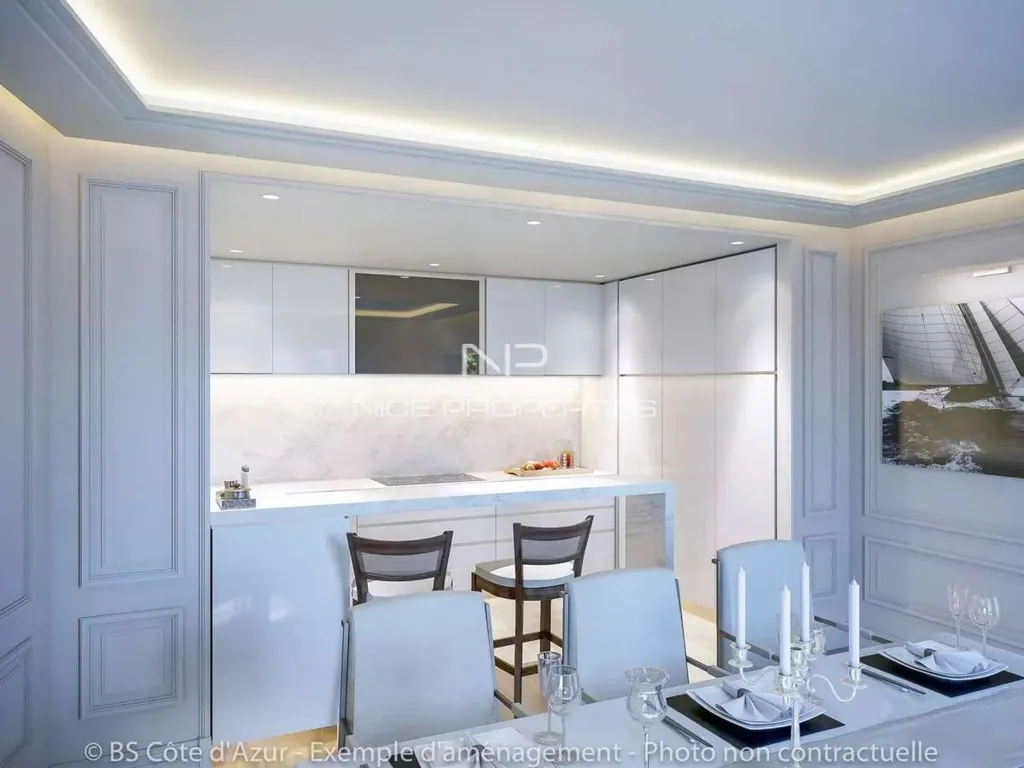 Söögituba - Luxury Apartment with Pool in Cap d'Antibes