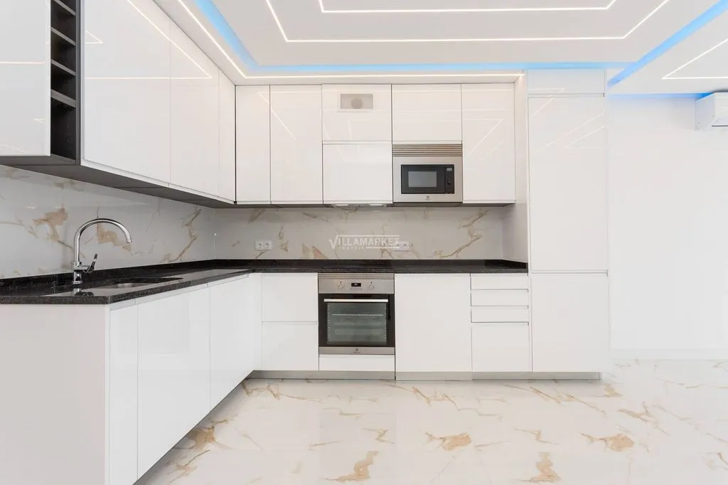 Köök - Refurbished Sea View Flat in Quarteira
