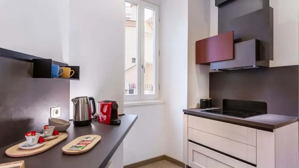 Köök - Luxury Studio in Central Rome