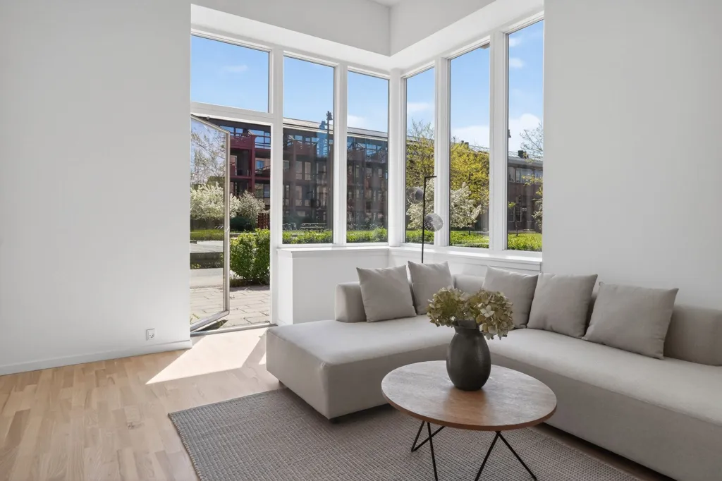 Séjour - Apartment with Garden in Valby