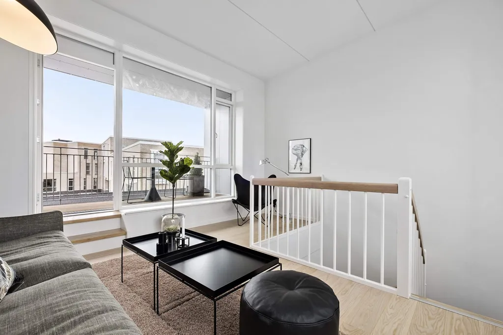 Soggiorno - Apartment with Private Terrace in Aalborg SV