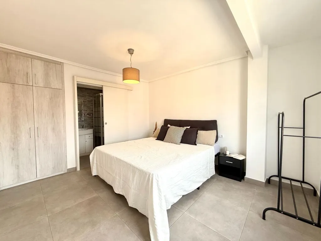 Bedrooms - Reformed Flat with Balcony in Burjassot