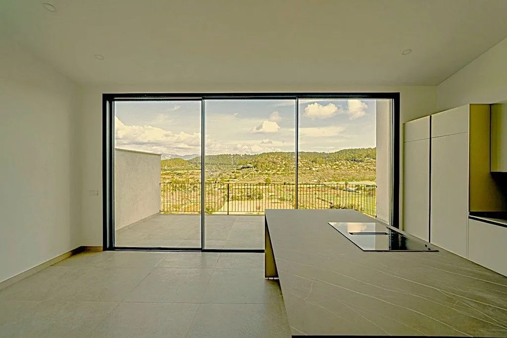 Köök - Luxury House with Mountain View in Sa Cabaneta