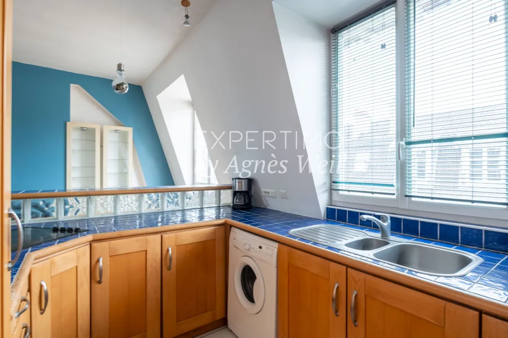 Köök - Bright 2-Bedroom Apartment with Cave in Saint-Cloud