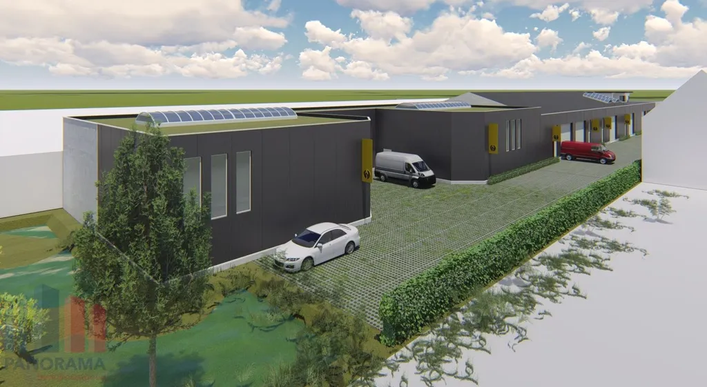 New Industrial Building with 2 Parking Spots in Herzele