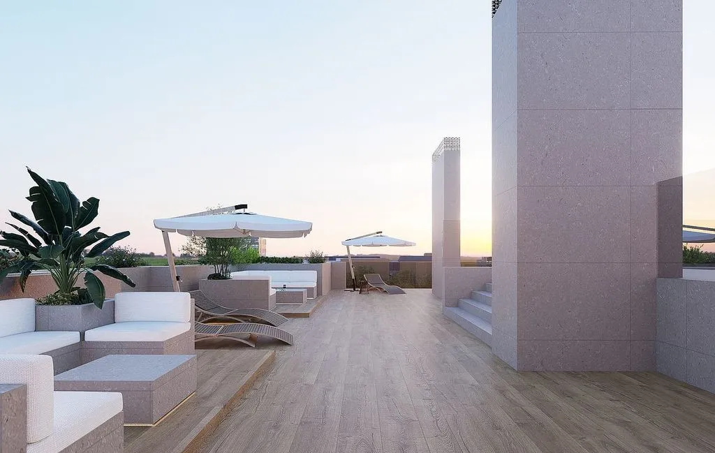 Terrasse - New Flat with Pool in Monteagudo