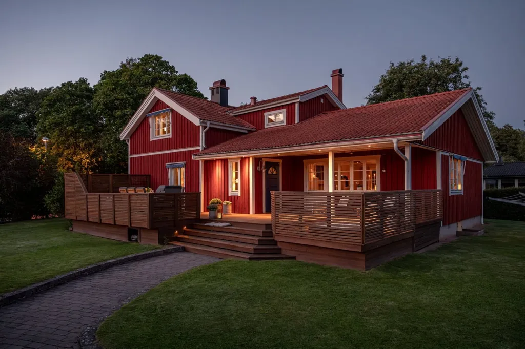 Esterno - 1920s Timber Villa with Garden in Kristinehamn