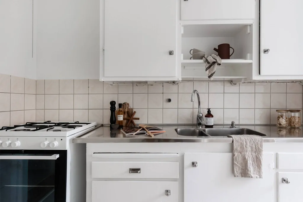 Köök - 30s Style Studio Flat with Garden in Malmö