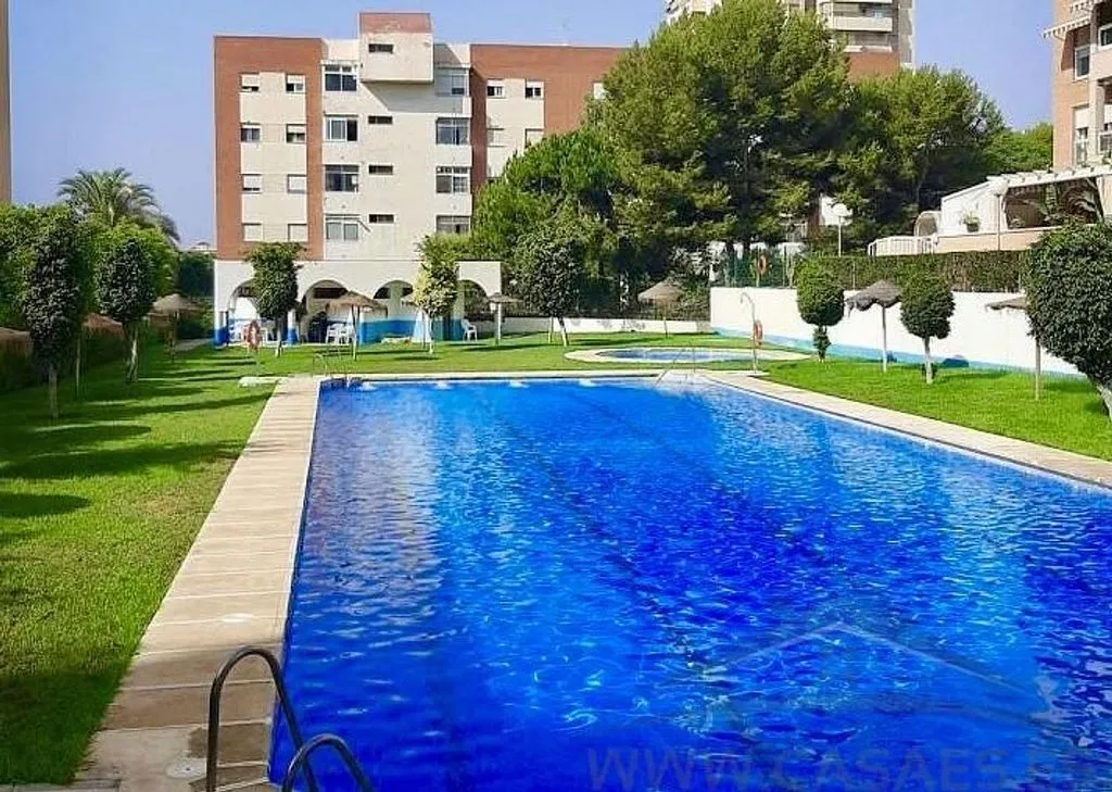 Pool - Apartment with Terrace and Pool in Aguadulce Sur