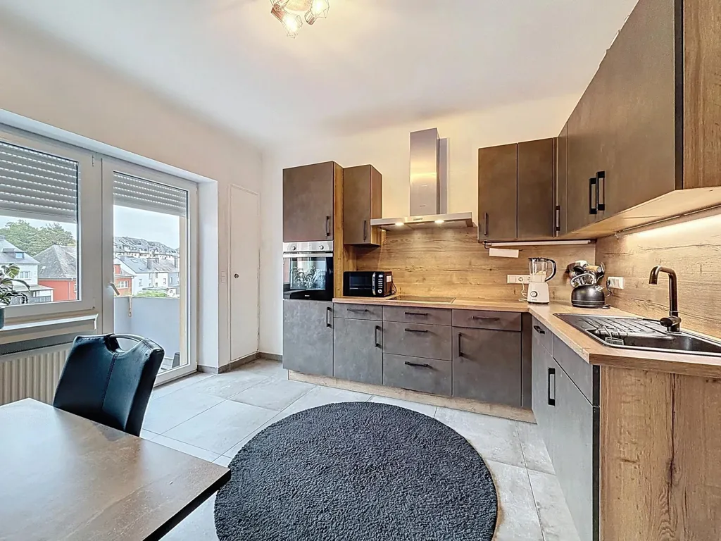 Köök - Renovated Flat with Balcony in Ettelbruck