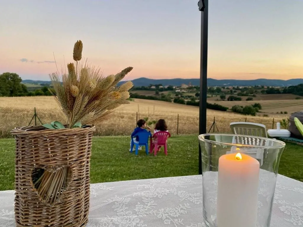 Terrass - Historic Umbrian Farmhouse with Panoramic Views in Montecastrilli
