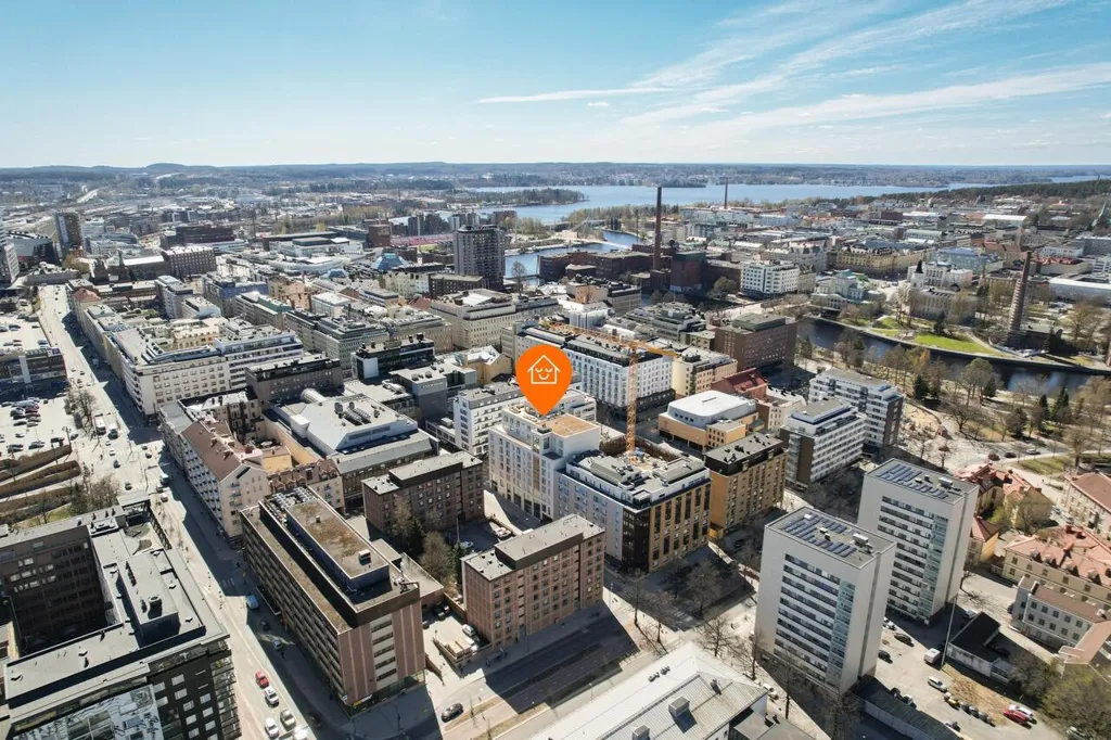 Vue aérienne - Appartement 2 pièces à Tampere