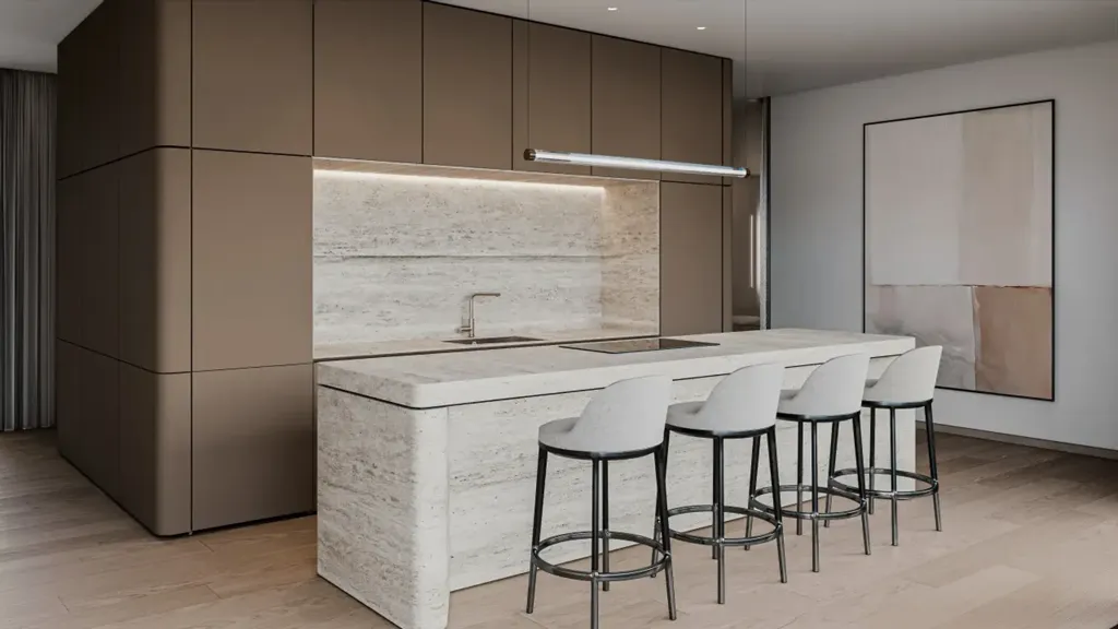 Kitchen - Two-Level Apartment with Garden in Montebelluna