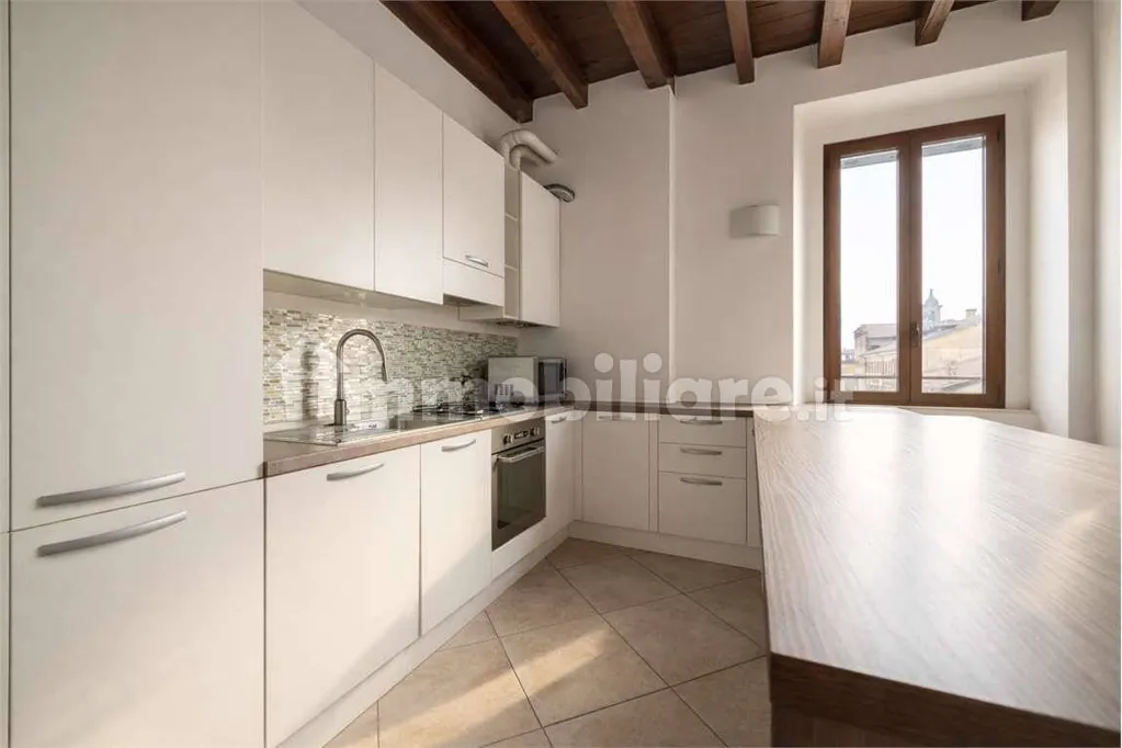 Cuisine - Trilocale with Lake View in Arona