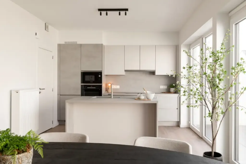 Cuisine - Nouvelle Construction Moderne avec Jardin à Ertvelde
