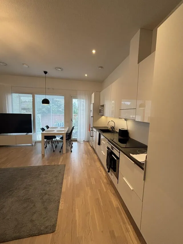 Köök - Modern Apartment with Sauna in Knuutilankangas, Oulu