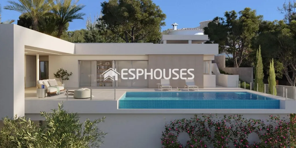 Piscina - Contemporary House with Infinity Pool in Benitachell