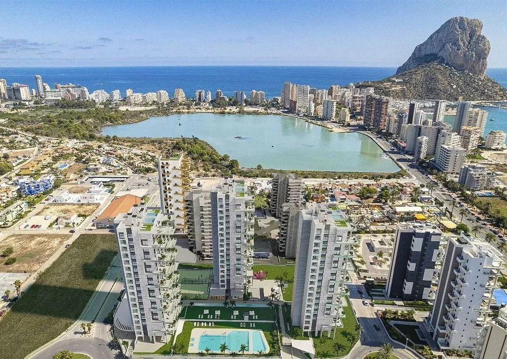 Õhuvaade - Penthouse with Pool in Calpe's Levante Zone