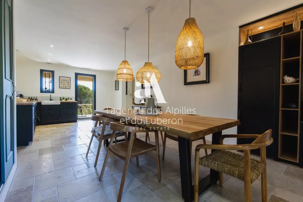 Sala da pranzo - Dry-Stone House with Pool in Gordes