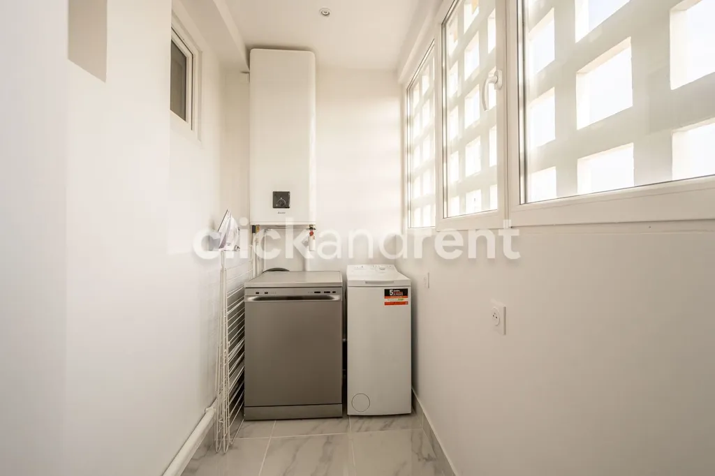 Utility Room - 3-Bedroom Flat Near Noisy-le-Sec Station