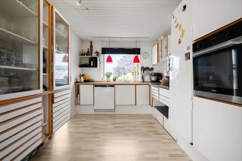Cuisine - Fenced Villa with Garden in Ikast
