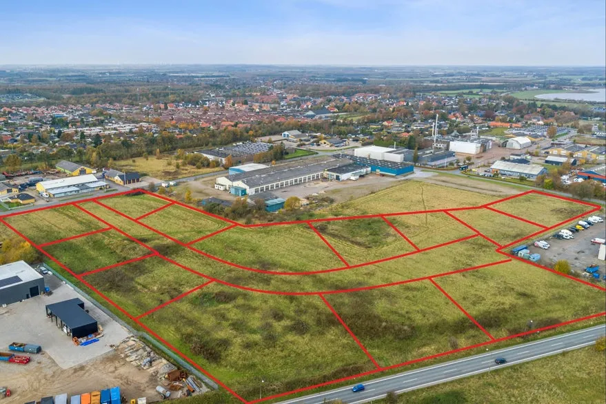 Vista aerea - Undeveloped Plot in Rødekro Business Area
