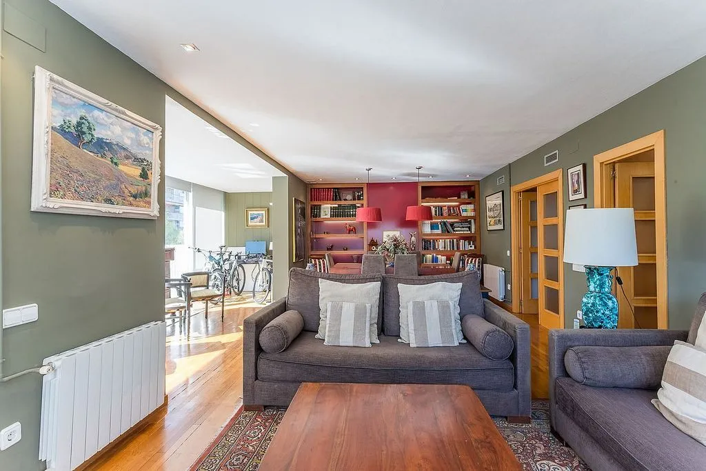 Living Room - Apartment with Pool and Terrace in Sarrià