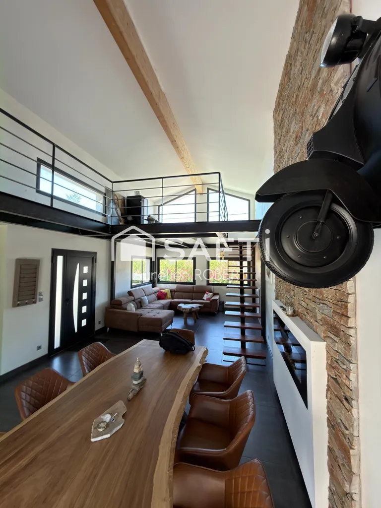 Séjour - Maison Contemporaine au Calme à Luzinay