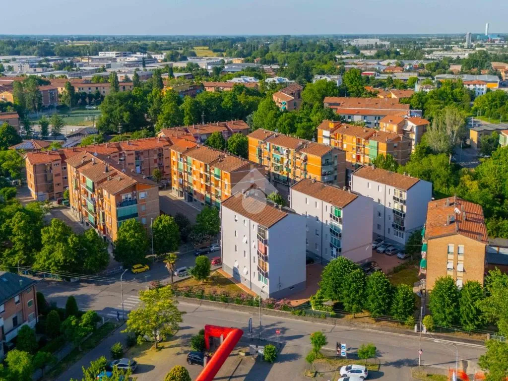Vue aérienne - Modernised 3-Room Apartment in Sacca, Modena