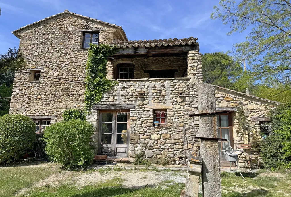 Extérieur - Maison Campagnarde en Pierre avec Vue Panoramique en Provence